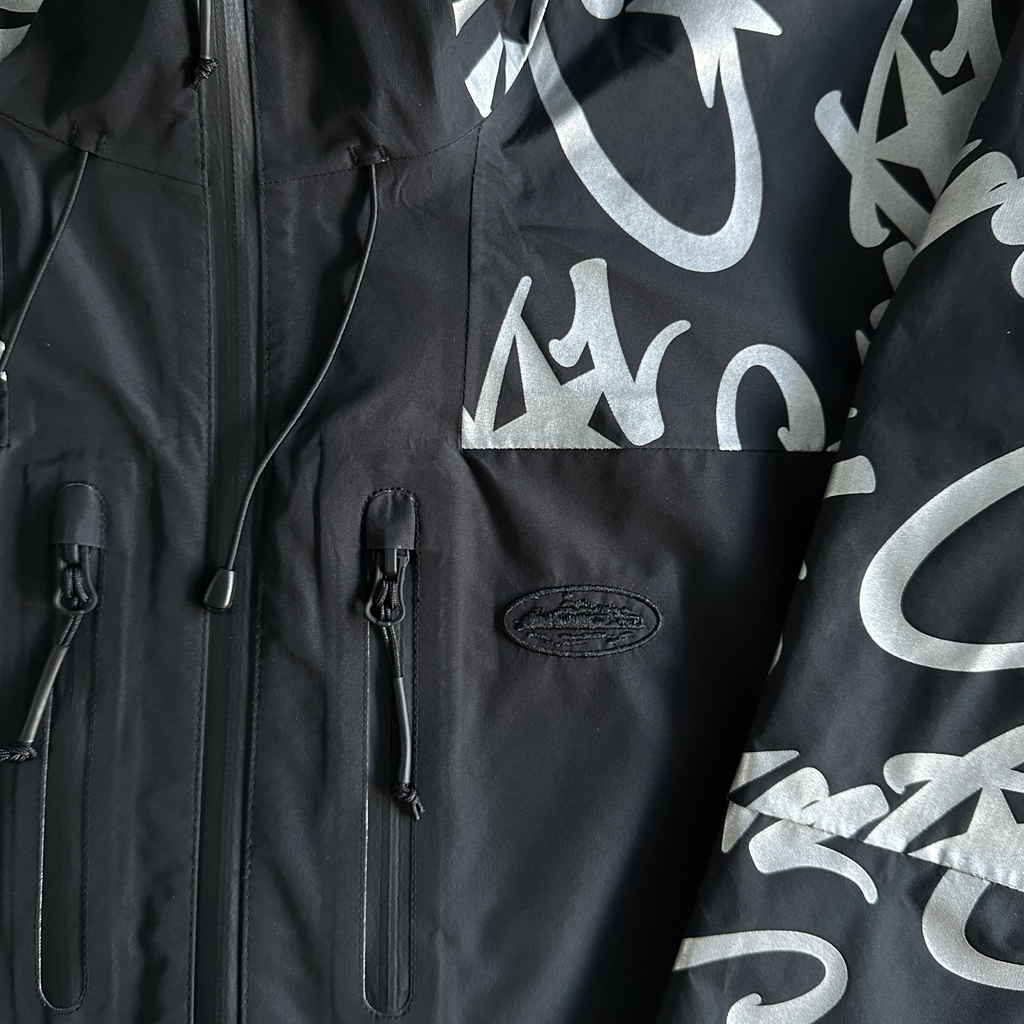 CORTEIZ ELITEWORK WATERPROOF SHELL JACKET (BLACK)