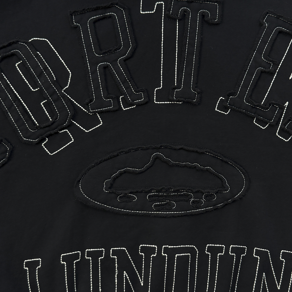 CORTEIZ LUNDUN STITCH ZIP HOODIE (BLACK)