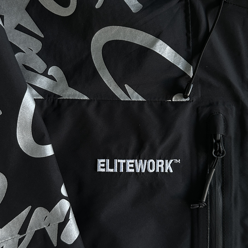 CORTEIZ ELITEWORK WATERPROOF SHELL JACKET (BLACK)