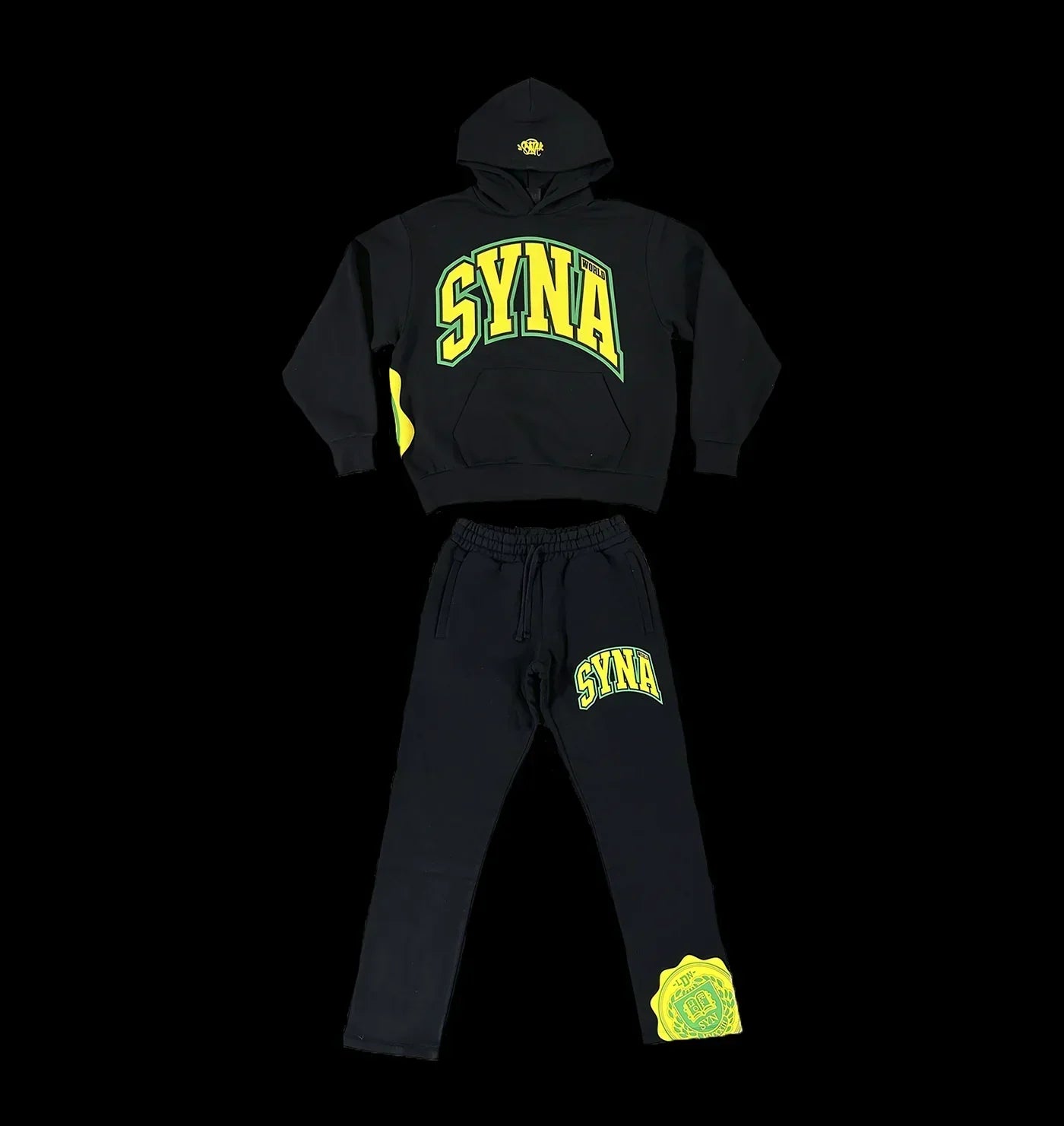 CREST PACK LOGO TRACKSUIT (BLACK)